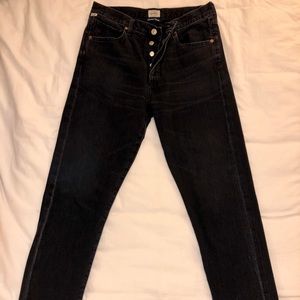 Citizens of Humanity Black Hi Rise Premium Vintage
